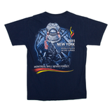 GILDAN New York World Police & Fire Games Mens T-Shirt Blue USA M