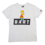 THE SIMPSONS Bart Mens T-Shirt White S
