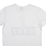THE SIMPSONS Bart Mens T-Shirt White S