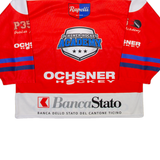 OCHSNER Hockey Mens Jersey Red Long Sleeve V-Neck L