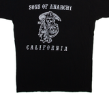 FAMONA Sons Of Anarchy Mens Biker T-Shirt Black M