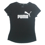 PUMA Womens T-Shirt Black UK 8