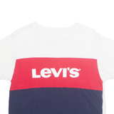 LEVI'S Cropped Womens T-Shirt White XXS