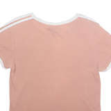 ADIDAS Womens T-Shirt Pink UK 4