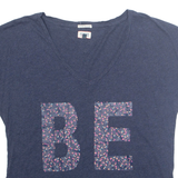 TOMMY HILFIGER Be Cool Womens T-Shirt Blue Sleeveless XS