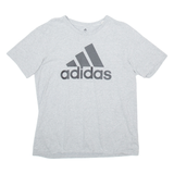 ADIDAS Mens T-Shirt Grey M