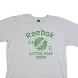 REEBOK Canton Mass Mens T-Shirt Grey USA 2XL