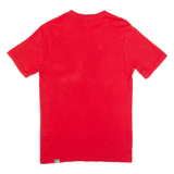 THE NORTH FACE Courchevel Ski Resport Mens T-Shirt Red XS