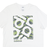 ADIDAS Mens T-Shirt White M