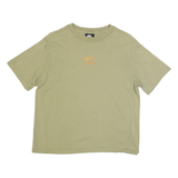 NIKE Womens T-Shirt Green XS