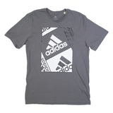 ADIDAS Mens T-Shirt Grey M