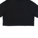 ELLESSE Cropped Womens T-Shirt Black UK 10
