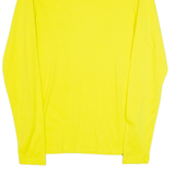 THE NORTH FACE Mens T-Shirt Yellow 3/4 Sleeve XS