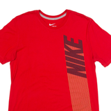 NIKE Mens T-Shirt Red M