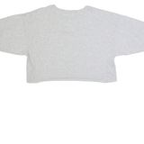 CHAMPION Cropped Womens T-Shirt Grey M