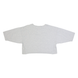 CHAMPION Cropped Womens T-Shirt Grey M