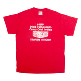 ONEITA 1999 Dixie Fellowship Mens T-Shirt Red 90s USA L