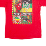 HANES Africa Mayibuye Mens T-Shirt Red 90s S