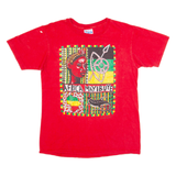 HANES Africa Mayibuye Mens T-Shirt Red 90s S