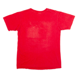 HANES Africa Mayibuye Mens T-Shirt Red 90s S