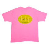 HANES Hawaii Womens T-Shirt Pink 90s USA Crew Neck M