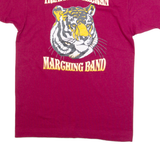 FRUIT OF THE LOOM Trinity Lutheran Marching Band Mens T-Shirt Maroon 90s USA M