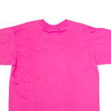 ONEITA Music Flowers Mens T-Shirt Pink 90s XL