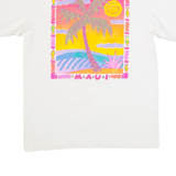 TEE JAYS Maui Womens T-Shirt White 90s USA L