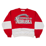 LOGO 7 University Of Nebraska Cornhuskers Mens Sweatshirt Red USA XL