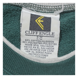 CLIFF ENGLE Green Bay Packers Mens Sweatshirt Green 90s USA S