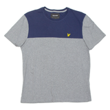 LYLE & SCOTT Mens T-Shirt Grey L