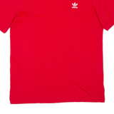 ADIDAS Womens T-Shirt Red L