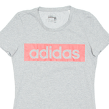 ADIDAS Womens T-Shirt Grey S