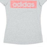 ADIDAS Womens T-Shirt Grey S