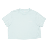 COLUMBIA Cropped Womens T-Shirt Blue M