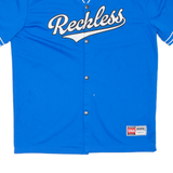 FSBN Reckless Mens T-Shirt Blue USA V-Neck S