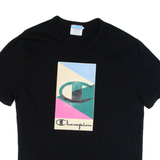 CHAMPION Mens T-Shirt Black M