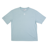 ADIDAS ORIGINALS Womens T-Shirt Blue UK 6