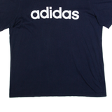 ADIDAS Mens T-Shirt Blue L