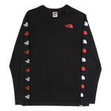 THE NORTH FACE Mens T-Shirt Black Long Sleeve S