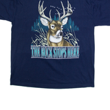COTTON GROVE Buck Mens T-Shirt Blue XL