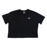 THE NORTH FACE Cropped Womens T-Shirt Black XL