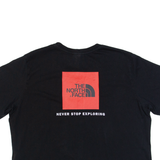 THE NORTH FACE Cropped Womens T-Shirt Black XL