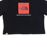 THE NORTH FACE Cropped Womens T-Shirt Black XL