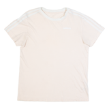 ADIDAS Womens T-Shirt Pink XS