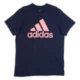 ADIDAS Mens T-Shirt Blue L