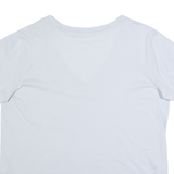 LEVI'S Womens T-Shirt Grey V-Neck L