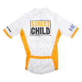 SELEKT Cycling Mens Jersey White 1/4 Zip L