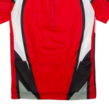 LOFFLER Cycling Mens Jersey Red 1/4 Zip S