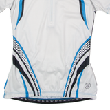 CRIVIT SPORTS Cycling Womens Jersey White 1/2 Zip S